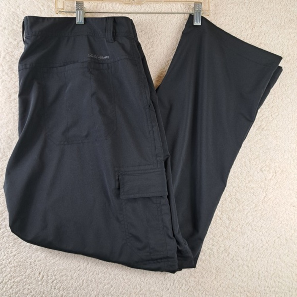 Field & Stream Converitble Fishing Pants Mens Size 40x32 Black Zip Off Legs